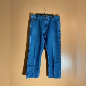 Wrangler Carpenter Blue Jeans Size 38x32